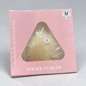 New Sticky Push Up Bra pad Gel Inserts Size Medium Increase cleavage double side